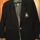 エンポリオ・アルマーニのフラノ生地 濃紺 定番ジャケット