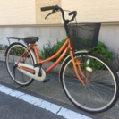 【セール】26インチ自転車オレンジ