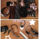 ヘアアクセサリーまとめ24点(美品)