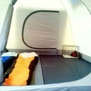 （★終了★）2ルームテント（使用1回のみ。クリーニング済み。）