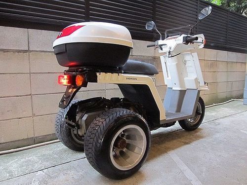 値下げ！☆HONDAジャイロXミニカー仕様！極太タイヤ/大型トップケース 