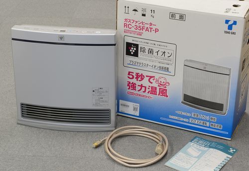 美品☆TOHO GAS プラズマイオンクラスターガスファンヒーター