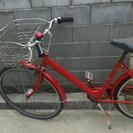赤い自転車 定価三万弱 26インチ
