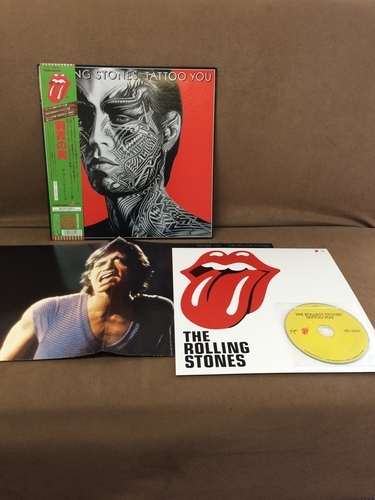 CD ローリングストーンズ 刺青の男 でかジャケCD ポスター付き www