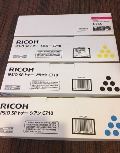 RICOH IPSiO SP トナー C710（ブラック・シアン・マゼンタ・イエロー）純正☆未使用未開封