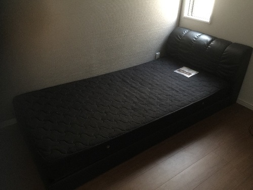 シングルベッド レザー