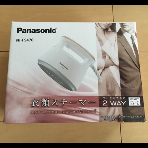 Panasonic 衣類スチーマー(NI-FS470-PN) 新品 未開封