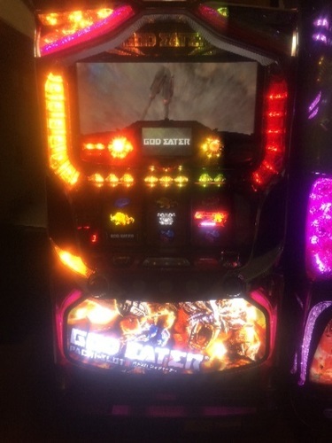 スロット実機2台 激安！！ゴッドイーター\u0026地獄少女