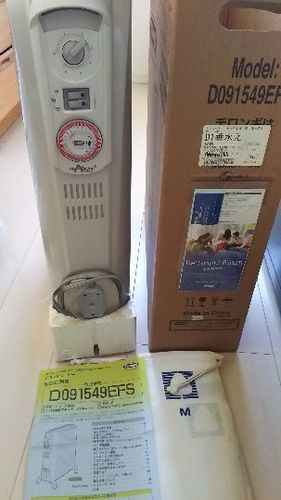 デロンギオイルヒータ、中古良品