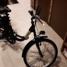 Air bike22型電動自転車黒色。新品