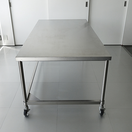 ステンレス製ワーキングデスク キャスター付き D900 0chan 代々木八幡のテーブル その他 の中古あげます 譲ります ジモティーで不用品の処分