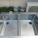★　業務用 2槽シンク 流し台 タニコー ステンレス 厨房シンク ★ 