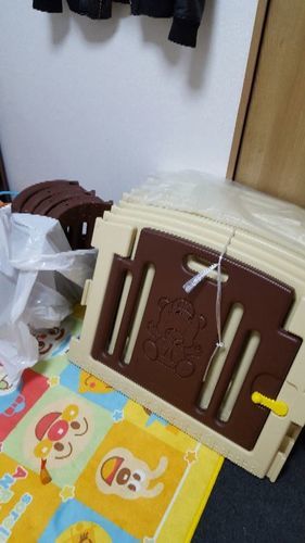 ベビーサークル　拡張パネル4枚つき