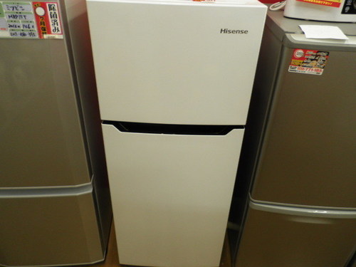 【引取限定 戸畑本店】HISENSE 冷蔵庫 HR-B1201 ２０１６年製