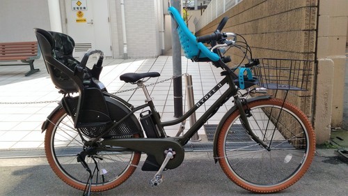 ブリヂストン26インチ　ハイディ2　カーキ　カスタム仕様　ご用意まで少しお時間いただきます。カゴとイエップは別売りです。