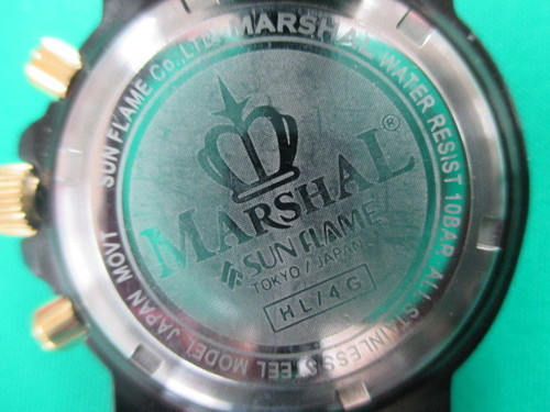 (W-136) 腕時計 MARSHAL SUN FLAME HL／4G ※起動確認済品・中古品