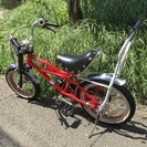 子供用自転車 赤×黒