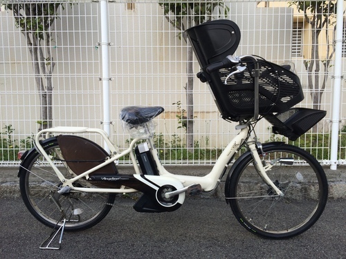 ブリヂストン　アンジェリーノミニ　三人乗り　子供乗せ　新基準　22インチ　キッスミニ　ギュットミニ　神戸市　電動自転車