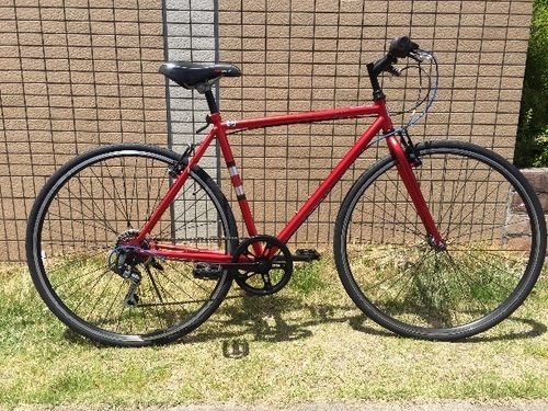 美品★激安！中古車/クロスバイク/700C/外装６/ワイン