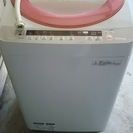 美品 SHARP シャープ 全自動洗濯機 ES-GE60P-P ...