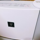 シャープ 加湿セラミックファンヒーター プラズマクラスター搭載 ホワイト HX-E120W [ 二ヶ月使用の中古・美品・箱あり ]