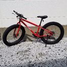 自転車　マウンテン　ファットバイク　赤　ビーチクルーザー　26インチ