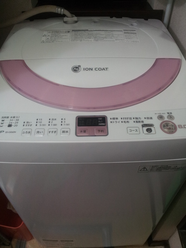 SHARP　ES-GE60N　2014年製　洗濯機　６キロ