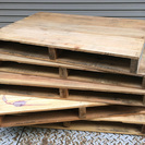 【取引終了】木製パレット 890×630×100(mm) 5枚セット