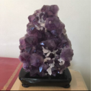 幸運を運ぶ紫水晶の 置物