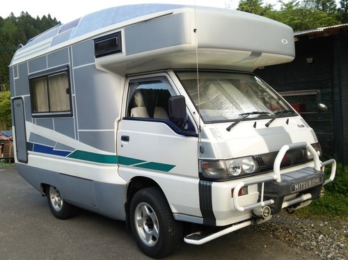 車検受けたばかりのキャンピングカー バンテックジル 三菱jb470 4wd ５ｆ ディーゼル Hana Gf 佐賀のデリカの中古車 ジモティー