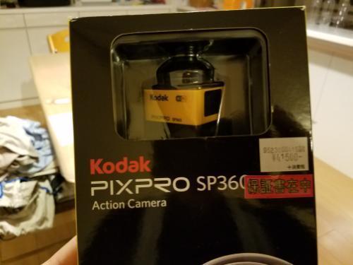 新品半額！Kodak360度カメラPIXPRO  SP360 アクションカメラ　新品未使用！福袋解体品！送料無料！