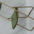 金属パイプの折り畳み椅子