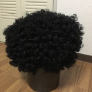 中古　ドンキホーテ　アフロかつら　スーパーアフロヘアー　ブラック　