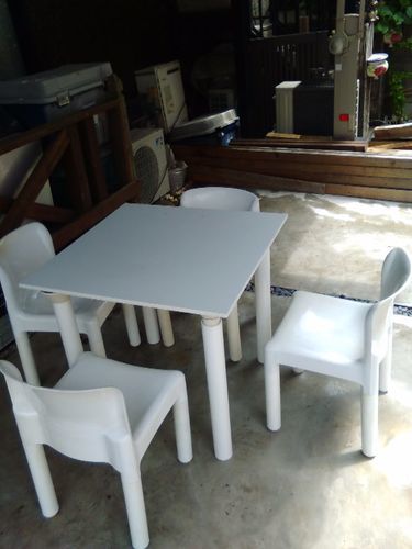 ♪ガーデンテーブルセット　テーブル\u0026椅子4脚　イタリー製