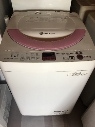 シャープ 6.0Kg 洗濯機 取付無料！