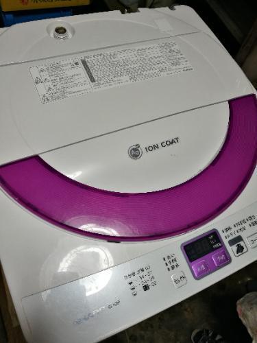 シャープ5.5キロ洗濯機（3年前に新品で購入）