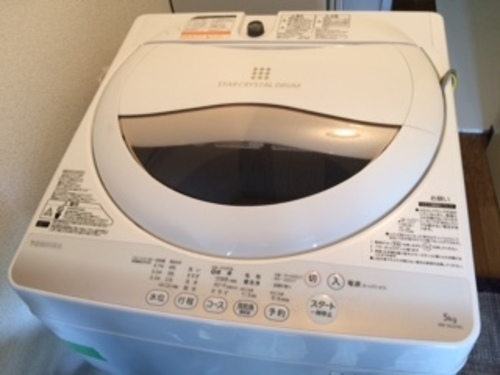 商談中 東芝の洗濯機