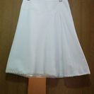 R.F🍀　真っ白なスカート　W60