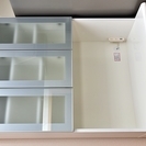【超美品】収納◎ニトリ[キッチンボード]ライプ90KBH☆白☆