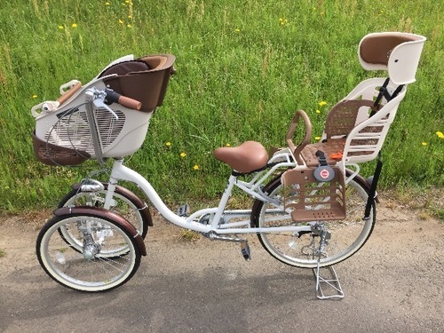 バンビーノ3人乗り自転車 ヘルメットおまけつき