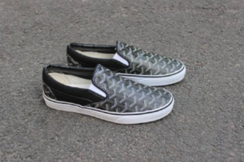 【ゴヤール風】Vans x CHRISTOPHER WANTON リメイクスニーカー