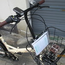 ♪ジモティー特価♪新車　マルイシ　２０型折りたたみ　前かご・後輪錠・電池式ＬＥＤライト　新大阪サイクルキッズ