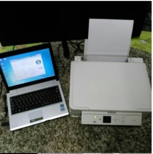 ノートパソコンNEC core i7 メモリ4G　HDD250G＆プリンター