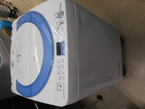 シャープ/Ag+イオンコート 全自動洗濯機7.0kg ES-GE70N