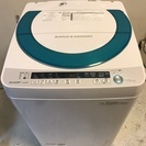 【期間限定30％OFF・全国送料無料・半年保証】洗濯機 2015年製 SHARP ES-GE70P-G 中古