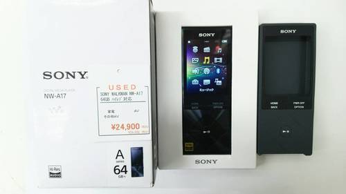 【超ポイントバック祭】 SONY　NW-A17　64GB　ハイレゾ対応ウォークマン　付属品あり デジタルオーディオ