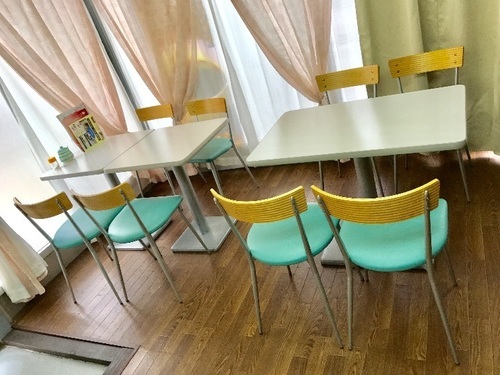 カフェ用  テーブル イス  セット品  （業務用）
