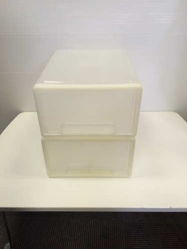 プラスチック 収納ケース 幅25cm 奥行34cm 高さ15cm 2個セット アフターサービス 調布のその他の中古あげます 譲ります ジモティーで不用品の処分