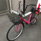 26インチ ピンク色の自転車