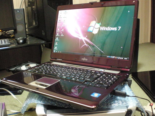 ノートパソコン FUJITSU FMV BIBLO NF/D50 Windows7 64Bit メモリ4GB